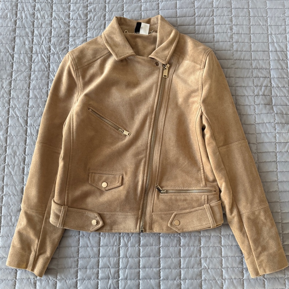 H&M Divided Moto / Biker Suede Jacket